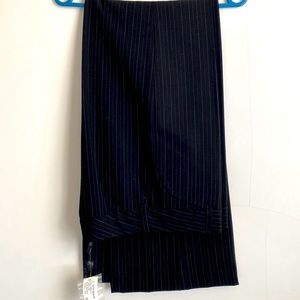 Club Monaco size 4 wide leg black with light stripes brand new with tag